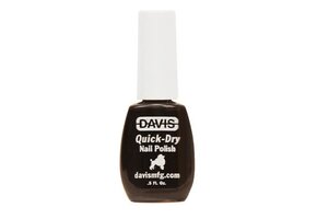 Davis Quick-Dry Nail Polish Black .5fl oz