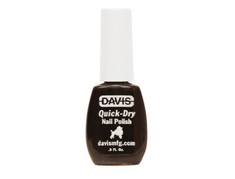 Davis Quick-Dry Nail Polish Black .5fl oz