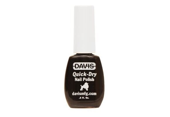 Davis Quick-Dry Nail Polish Black .5fl oz