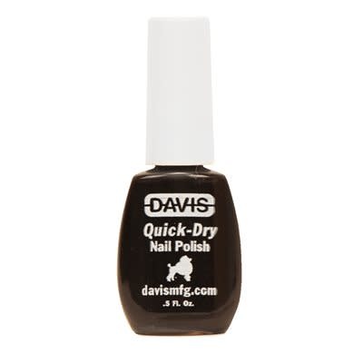 Davis Quick-Dry Nail Polish Black .5fl oz