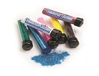 Davis Glamour Glitter Red .50 oz