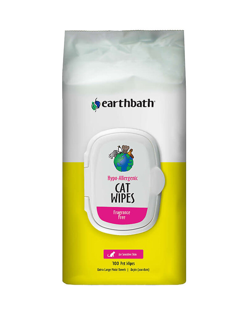 Earthbath Earthbath Hypo-Allergenic Cat Wipes Fragrance Free