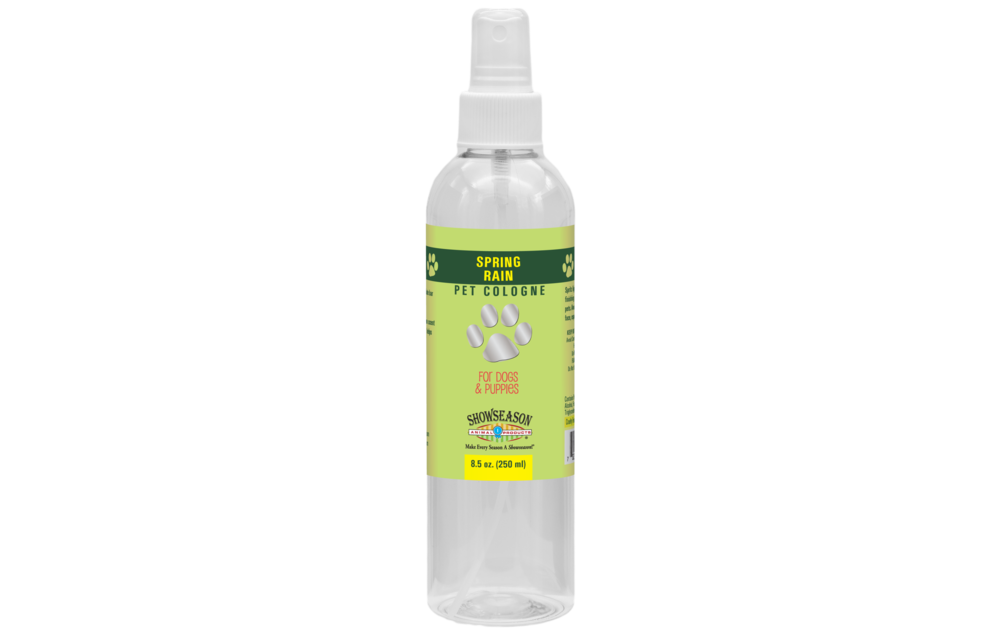 ShowSeason Spring Rain Pet Cologne 8.5fl oz ( A sensual Hawaiian plumeria scent )