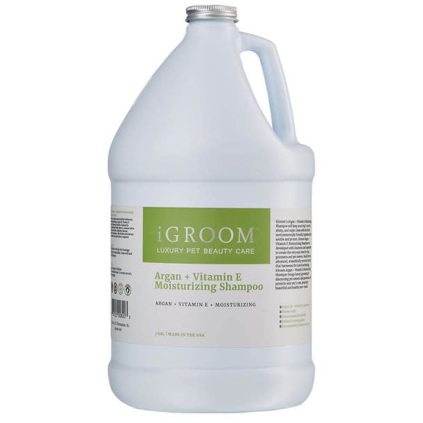 iGroom Argan+Vitamin E Moisturizing Shampoo Gallon