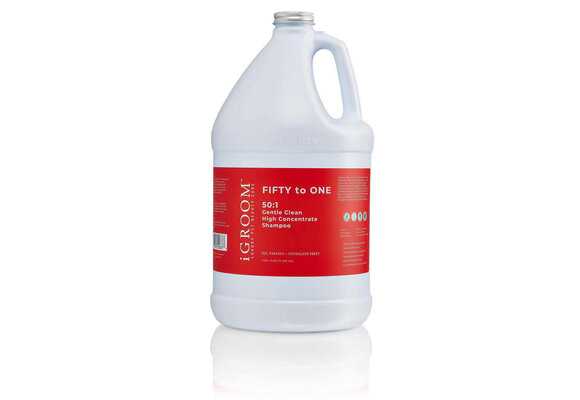 iGroom FIFTY to ONE 50:1 Gentle Clean High Concentrate Shampoo Gallon