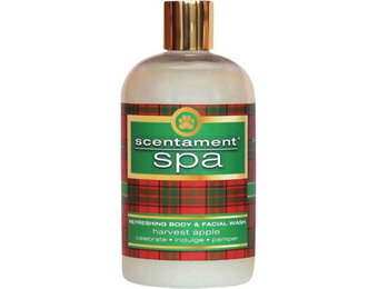 Best Shot Scentament Spa Refreshing Body & Facial Wash Apple Harvest Scent 16 oz