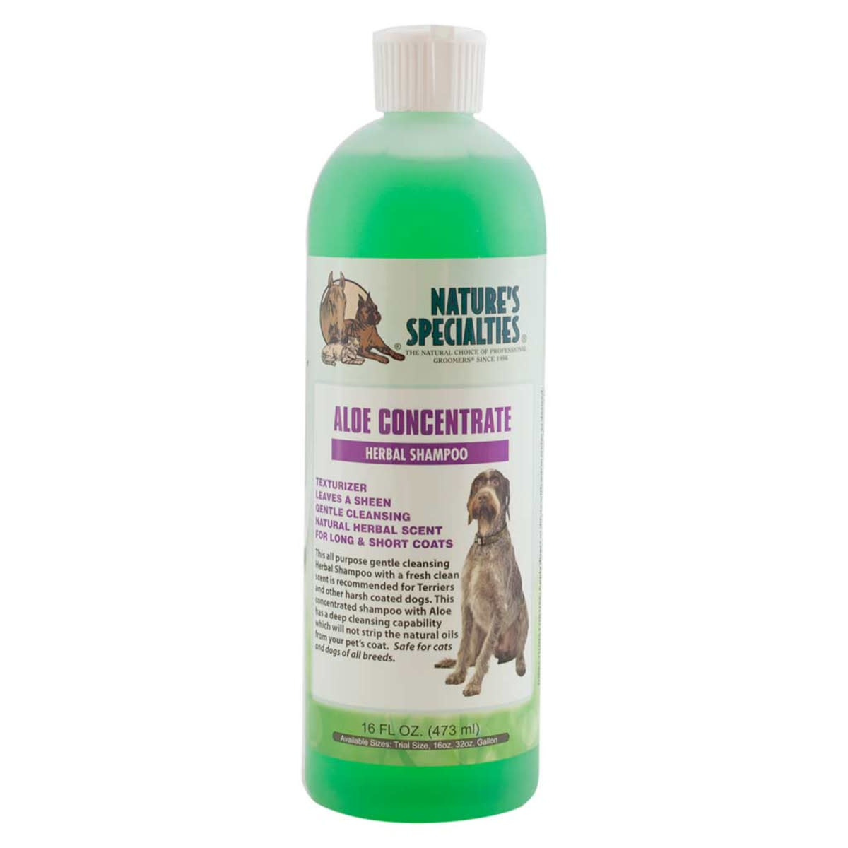 Nature’s Specialties Aloe Concentrate Herbal Shampoo 16 oz