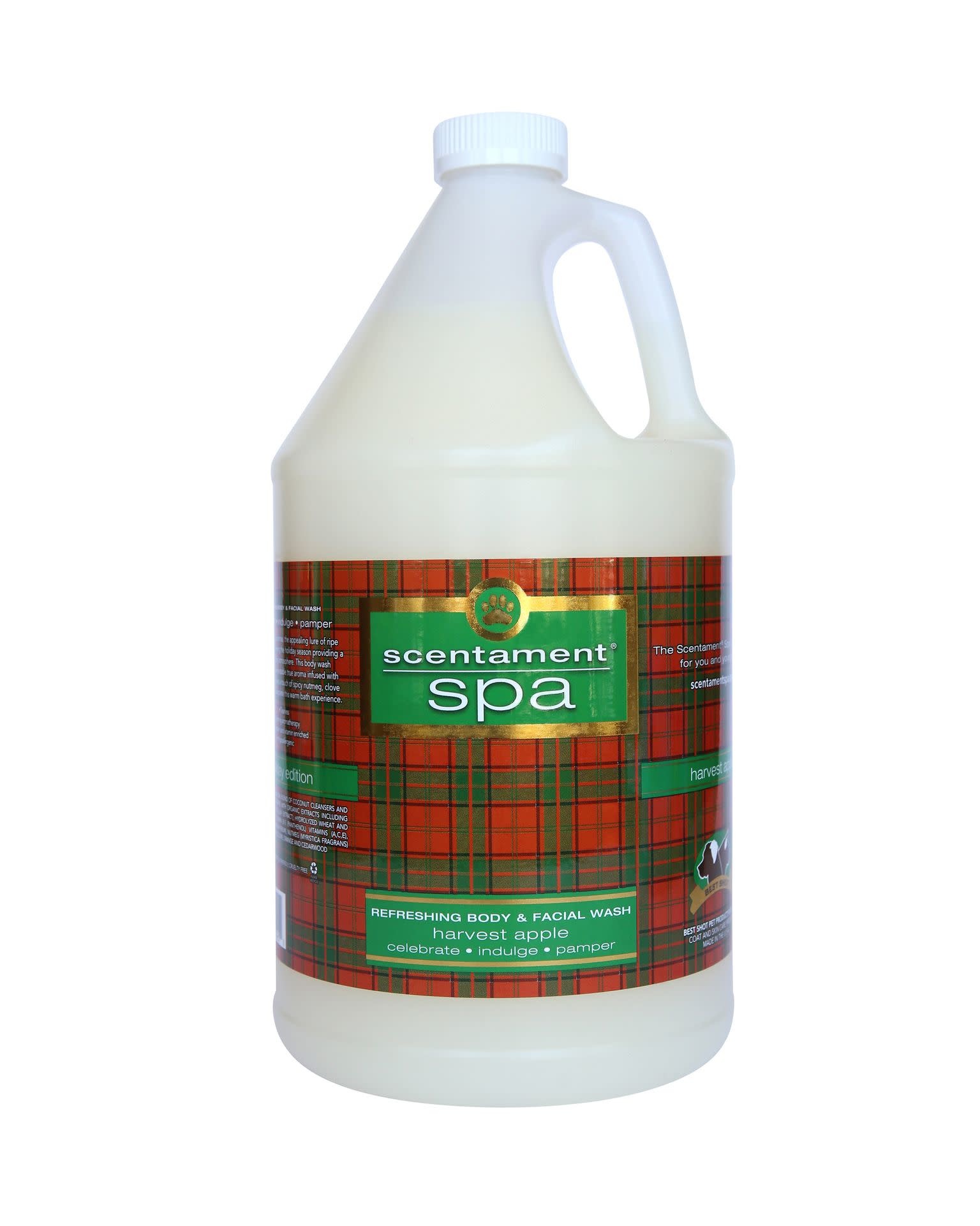 Best Shot Scentament Spa Body & Tearless  Facial Wash Harvest Apple 1 Gallon
