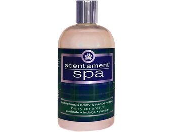 Best Shot Scentament Spa Refreshing Body & Facial Wash Berry Amaretto Scent 16 oz