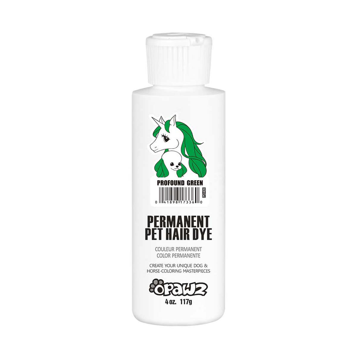 Opawz Dog Hair Dye-Profound Green Permanent 8 oz