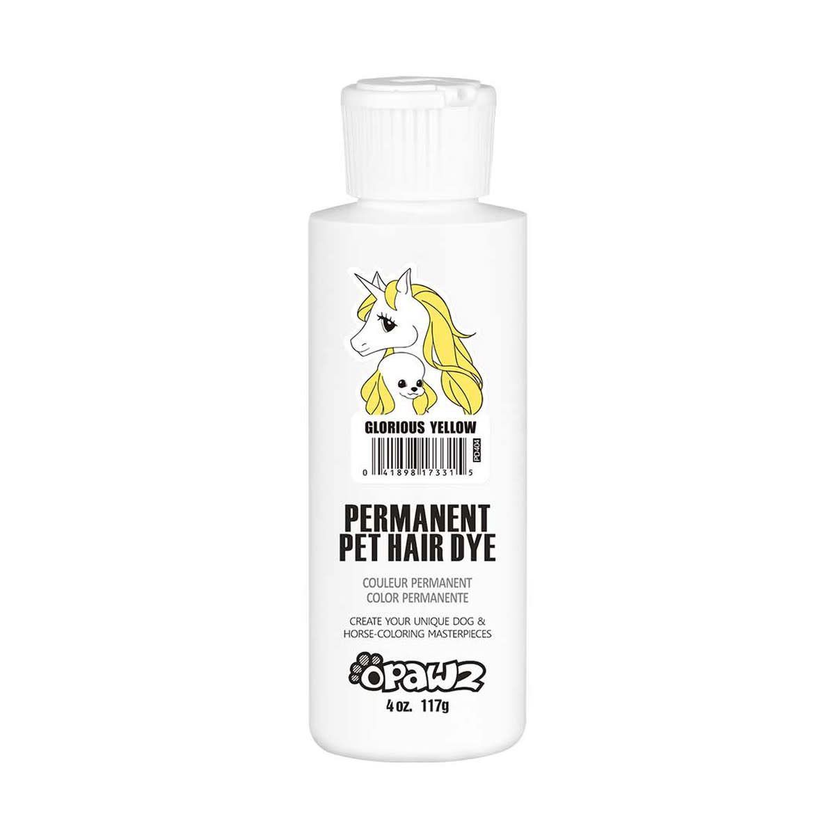 Opawz Dog Hair Dye-Glorious Yellow Permanent 8 oz