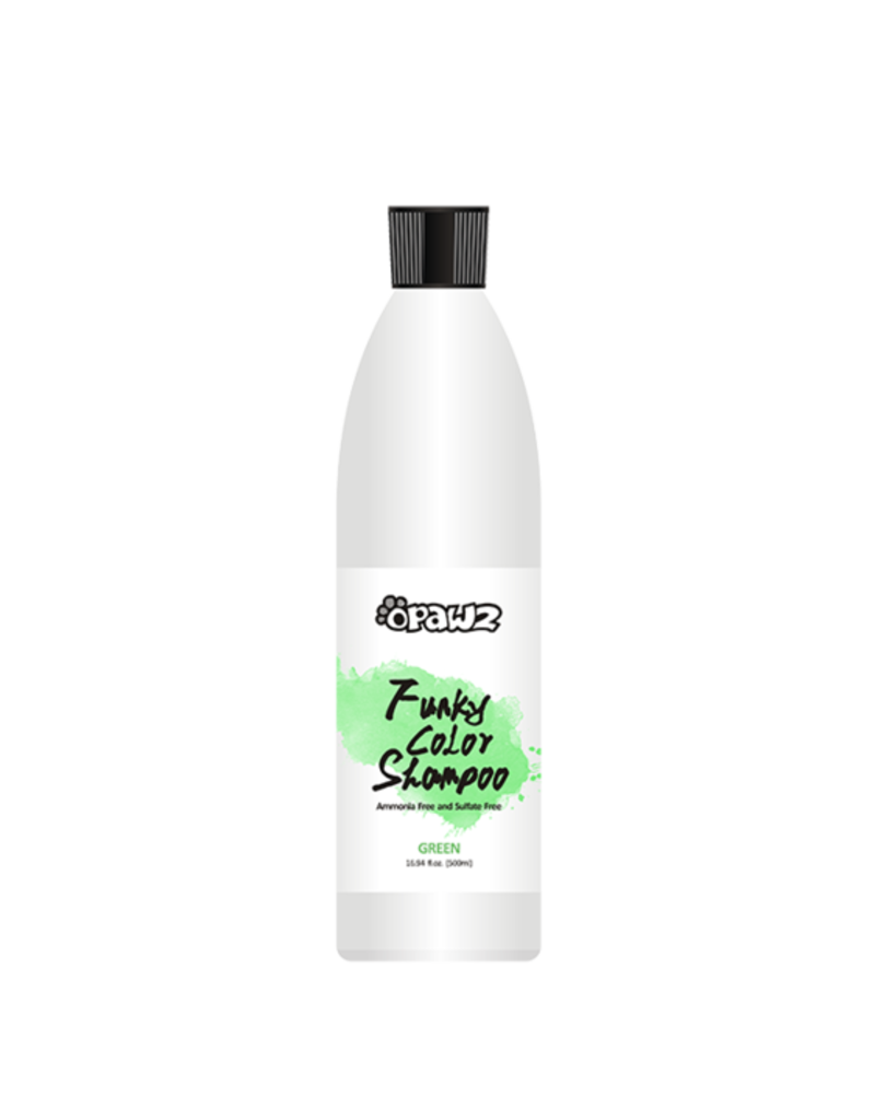 OPAWZ OPAWZ Funky Color Shampoo - Green - 500mL (FC04)