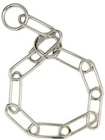 Herm Sprenger Herm. Sprenger® Fur Saver Link Dog Chain Training Collar, Steel Nickel Plated, 3.0 mm x 23"