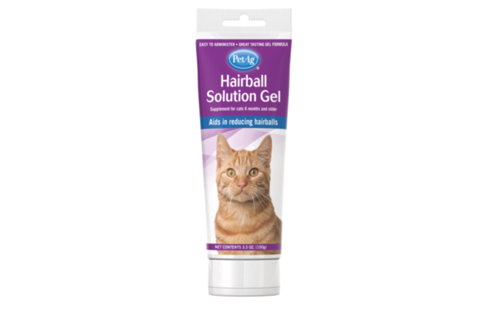 Hairball Solution Gel Supplement for Cats