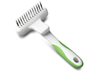 Andis Flexible Dog Rake Green/White