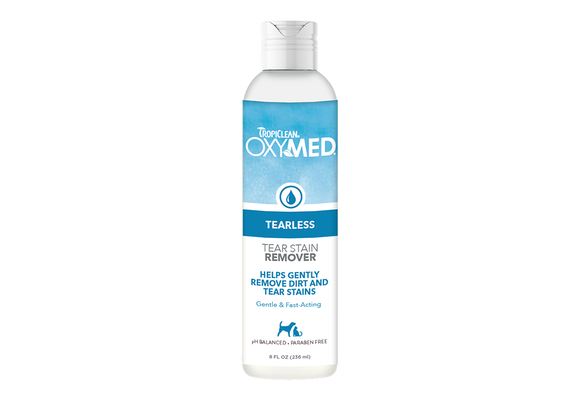 TropiClean OxyMed Tear Stain Remover for Pets 8 oz