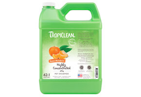 TropiClean Sweet Mandarin High Concentrate Shampoo for Pets 1 Gallon