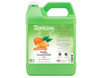 TropiClean Sweet Mandarin High Concentrate Shampoo for Pets 1 Gallon