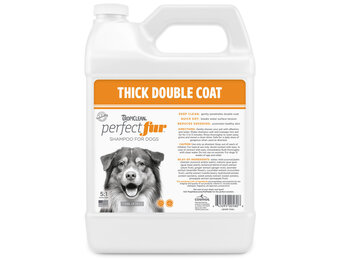 TropiClean PerfectFur Thick Double Coat Shampoo for Dogs Gallon