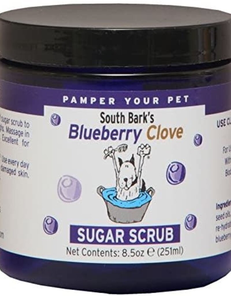 South Bark South Bark Blueberry-Clove Sugar Scrub 16 oz Hydrating & Exfoliating For Pet's Skin & Coat