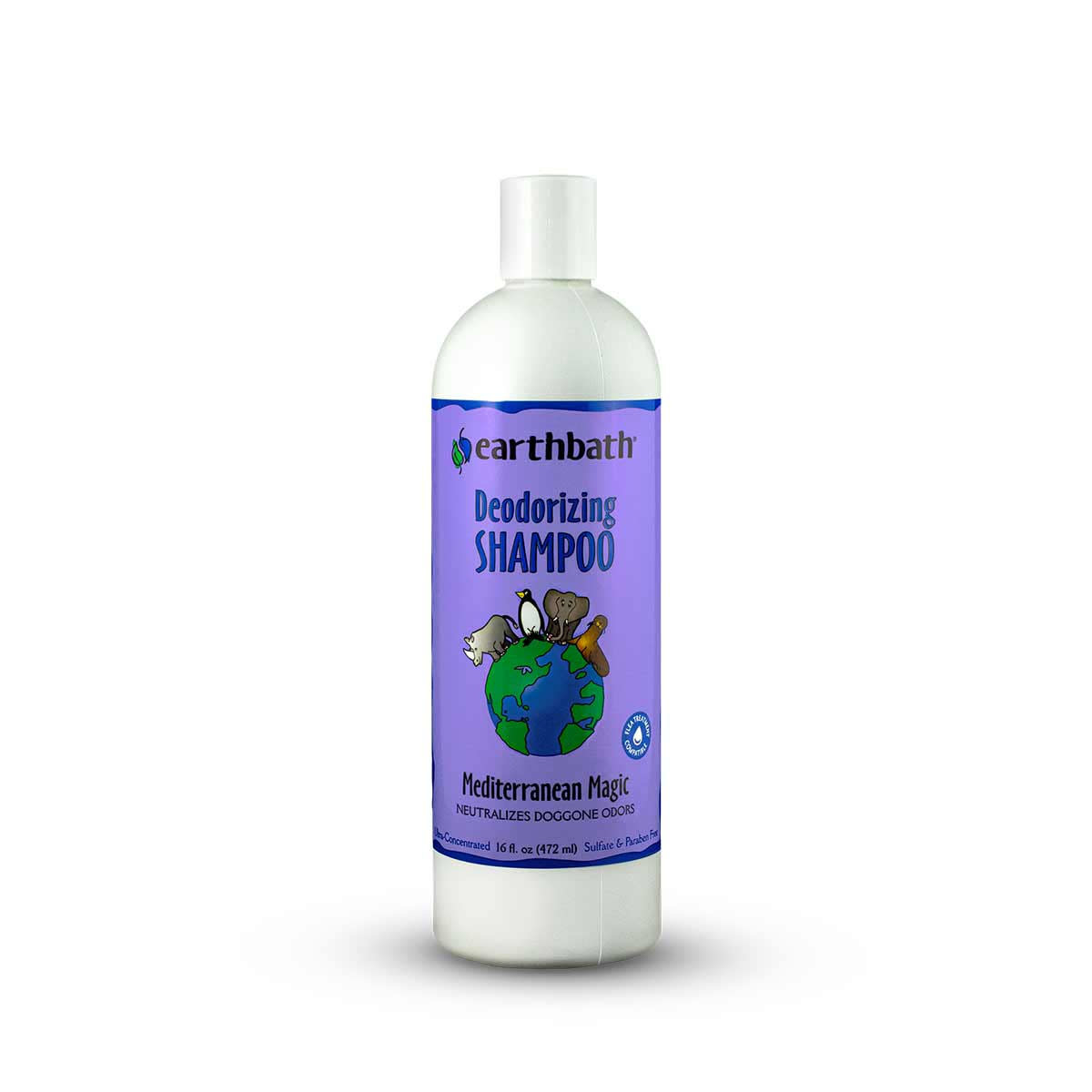 Earthbath Deodorizing Shampoo, Mediterranean Magic, 16 oz