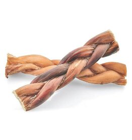 Bully Sticks 6 inch Braided Bulk Box (Thick) Not odorless- 25 Pieces