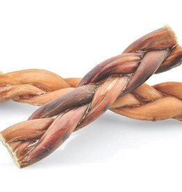 Bully Sticks 12 inch Braided Bulk Box (Thick) Not odorless- 25 Pieces