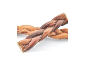 Bully Sticks 12 inch Braided Bulk Box (Thick) Not odorless- 25 Pieces