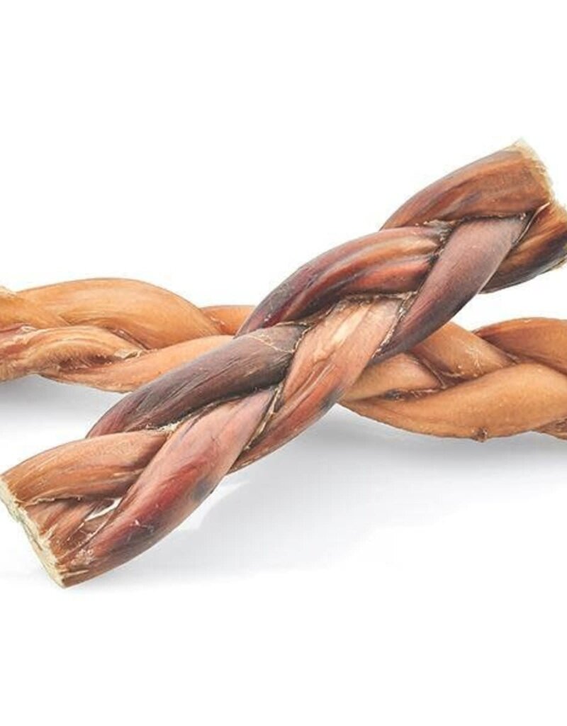 Bully Sticks 12 inch Braided Bulk Box (Thick) Not odorless- 25 Pieces