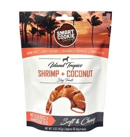 Smart Cookie Bakery  Island Tropics: Shrimp + Coconut Dog Treats