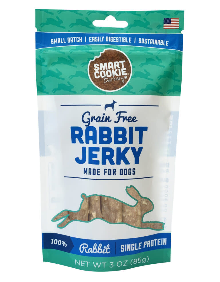 Smart Cookie Bakery  100% Rabbit Jerky - Strips