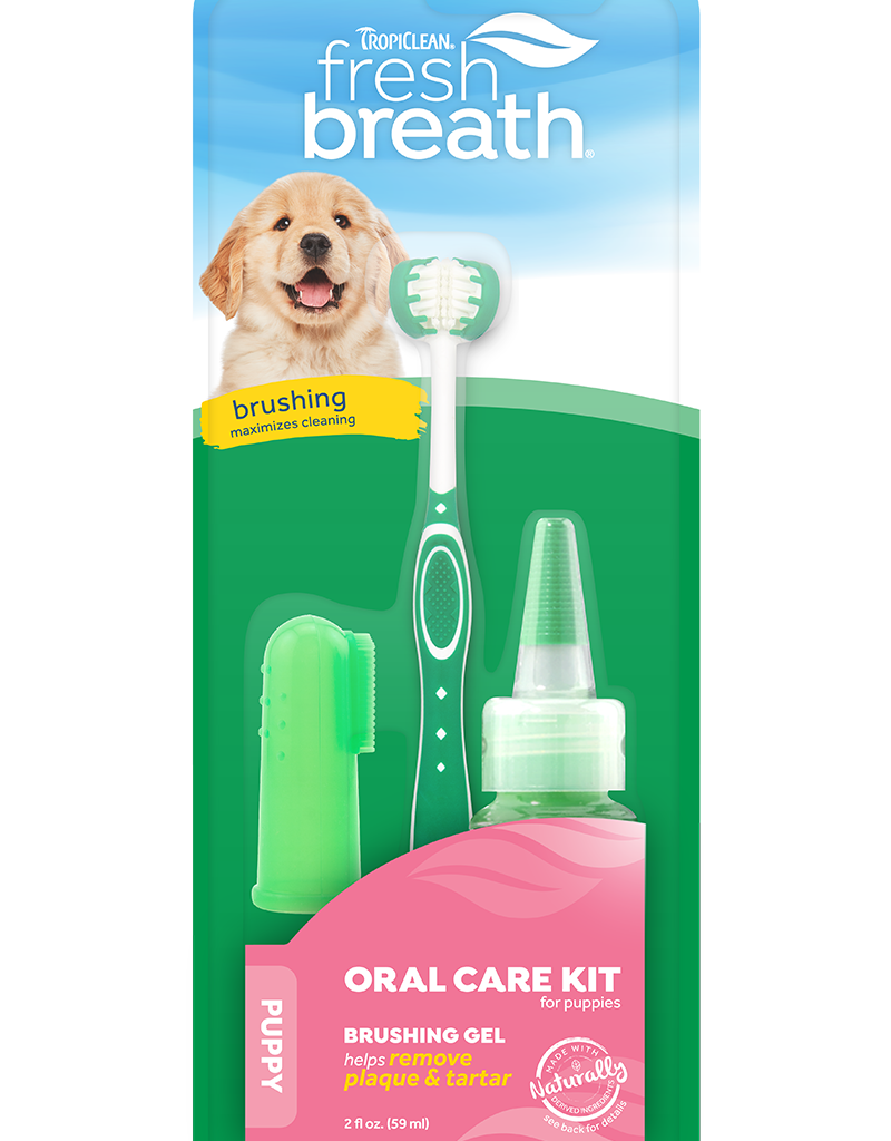 Tropiclean TropiClean Fresh Breath Oral Care Kit for Puppies 2 oz