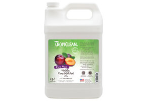 Tropiclean Pure Plum High Concentrate Shampoo for Pets, 1 gal