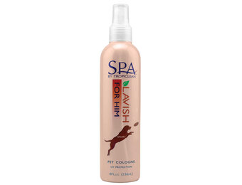 TropiClean Lavish For Him Cologne Spray for Pets 8 oz Sporty Scent