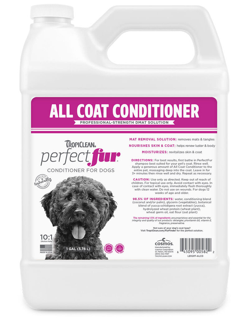 Tropiclean Tropiclean PerfectFur All Coat Conditioner, 1 Gallon