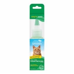 TropiClean Fresh Breath No Brushing Clean Teeth Dental & Oral Care Gel for Cats 2 oz