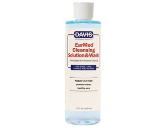 Davis EarMed Pet Cleansing Solution & Wash 12 oz