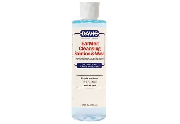 Davis EarMed Pet Cleansing Solution & Wash 12 oz