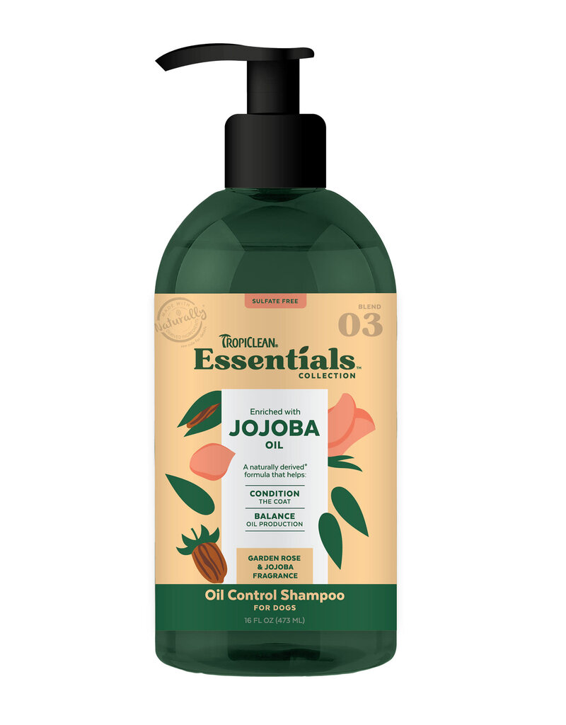 Tropiclean Tropiclean Essentials Jojoba Oil Shampoo 16 oz