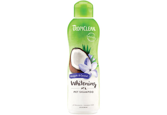 TropiClean Awapuhi & Coconut Whitening Pet Shampoo 16 oz