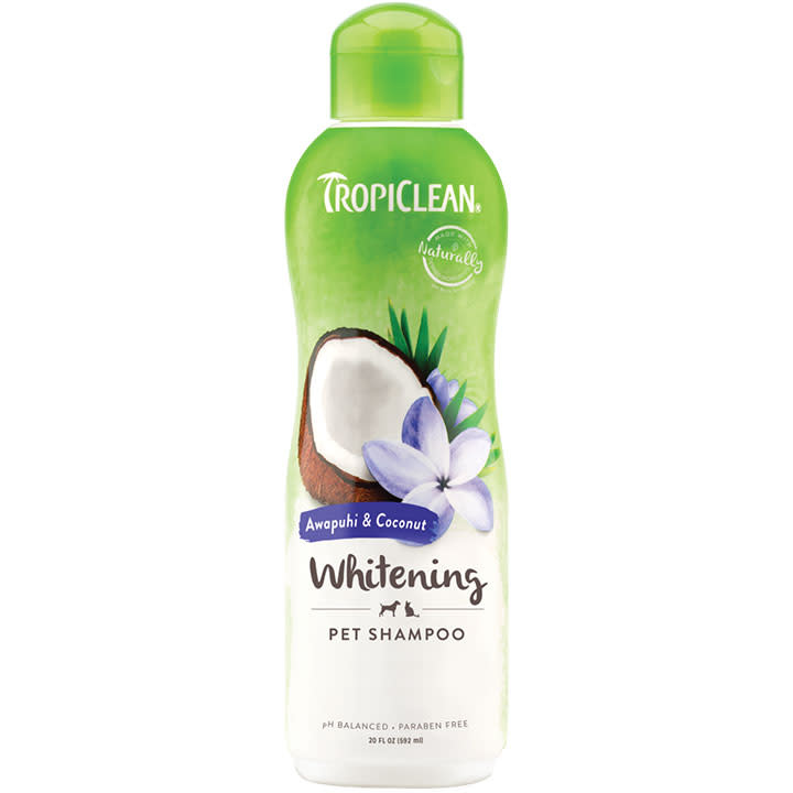 TropiClean Awapuhi & Coconut Whitening Pet Shampoo 16 oz