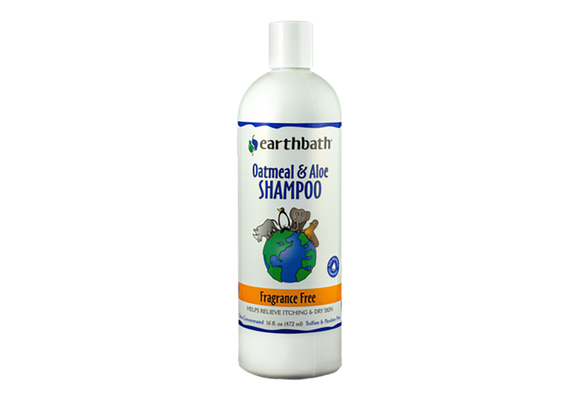 Earthbath Oatmeal & Aloe Shampoo, Fragrance Free, 16 oz