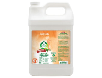 TropiClean Natural Flea & Tick Maximum Strength Shampoo for Dogs Gallon