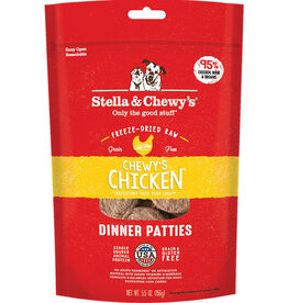 STELLA & CHEWY'S FREEZE-DRIED CHICKEN DINNER PATTIES 25OZ
