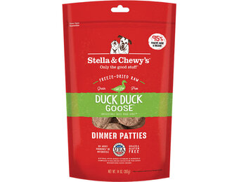 STELLA & CHEWY'S FREEZE-DRIED DUCK DINNER PATTIES 25OZ