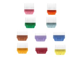 Bucchelli  Wide Comb Attachment SET of 10 Best Deal ever (FITS ALL A BLADE CLIPPERS) Comes without a  Case (Opals,KM, Pulse, Ect