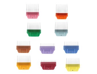 Bucchelli  Wide Comb Attachment SET of 10 Best Deal ever (FITS ALL A BLADE CLIPPERS) Comes without a  Case (Opals,KM, Pulse, Ect