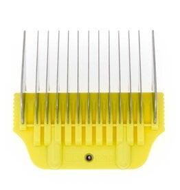 Bucchelli Bucchelli #0 5/8" 16MM Yellow Color Wide Comb Attachment  (FITS ALL A BLADE CLIPPERS)