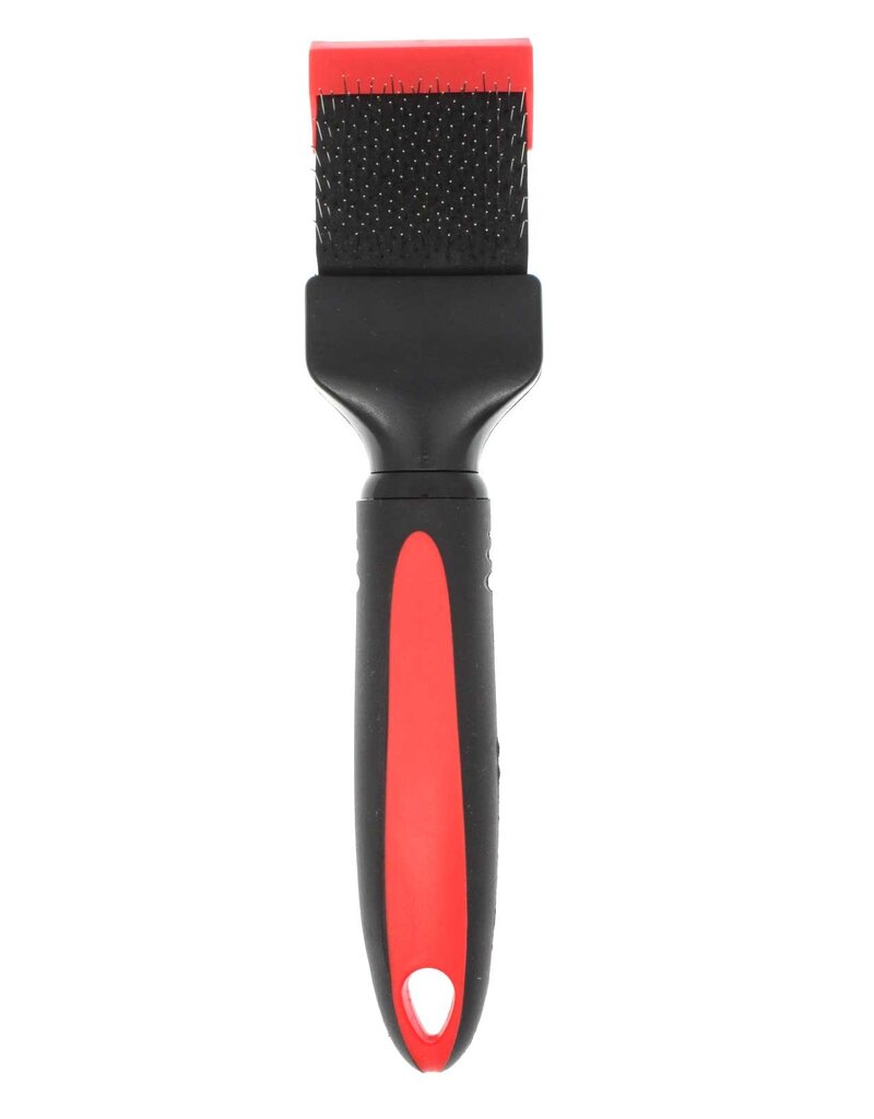 Bucchelli Bucchelli Small Double Sided Soft Flexible Slicker Brush Long Pics Thick Hair Not Slip Grip