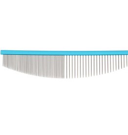 AHPPET AHP PET Brand Half Moon  Comb (Blue) 6.5 Inch